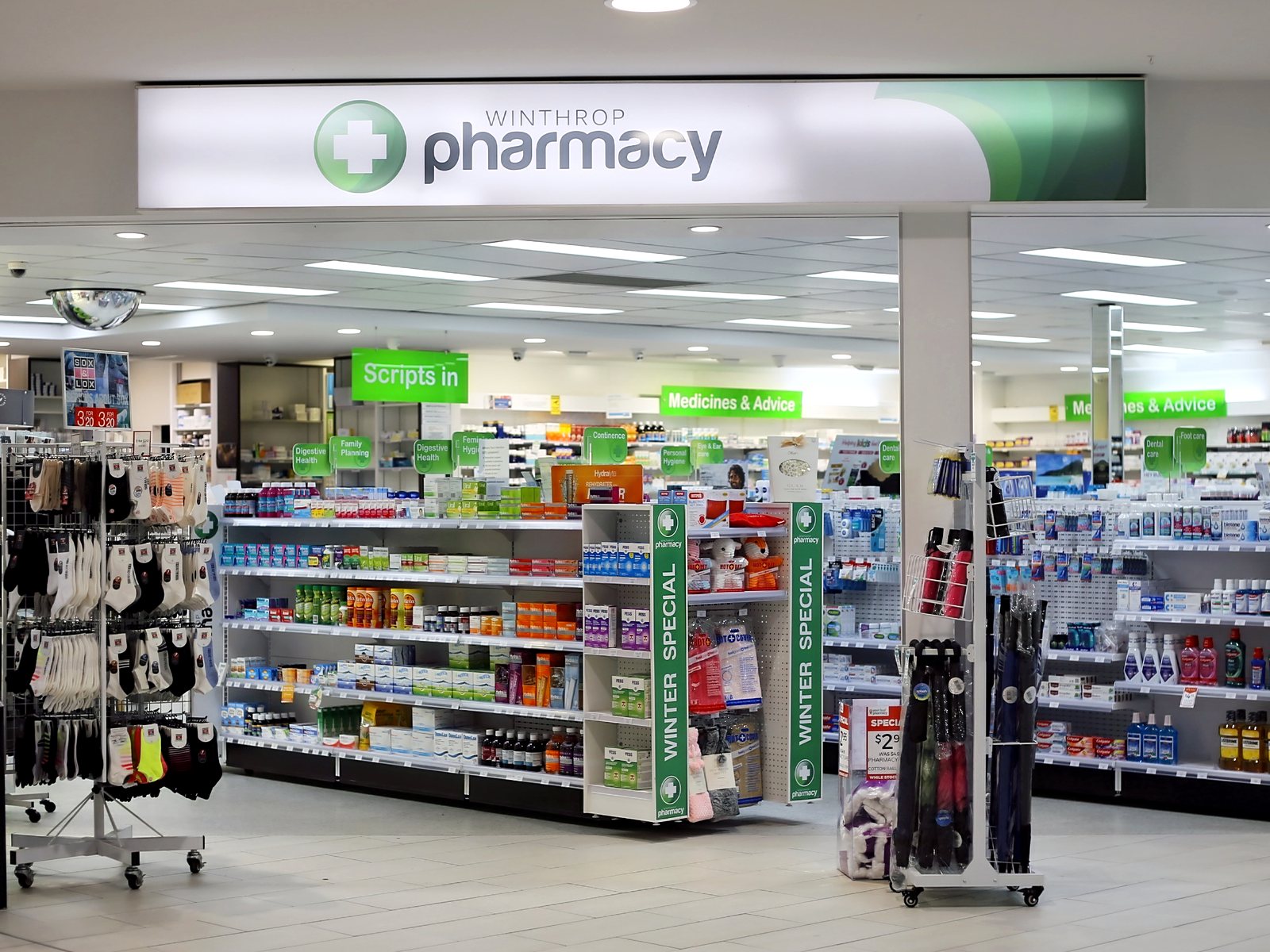 Winthrop Pharmacy shopfront